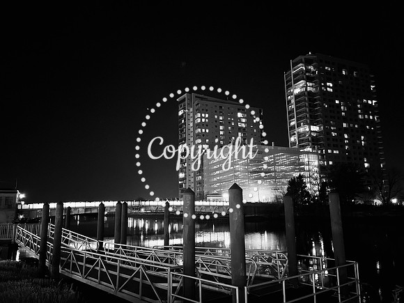 IMG_8496 Wilm Riverfront at Night BW